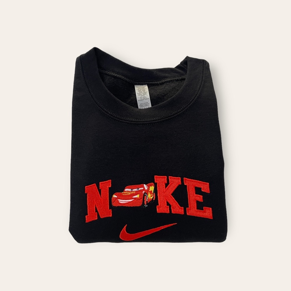 Lightning Mcqueen embroidered sweatshirt